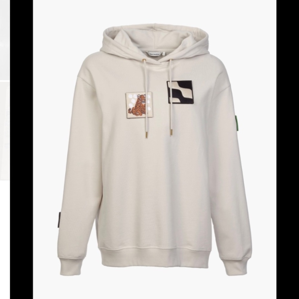 Marimekko Proosa Hoodie,  lt. biege, size XS, New